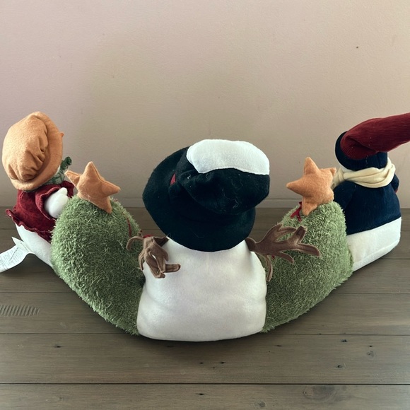 St. Nicholas Square Snowmen Doorstop Plush Christmas Trees - Picture 15 of 16